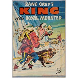 Four Color Comics 384 Dell 1952 3.5 VG- Zane Grey's King of The Royal Mounted